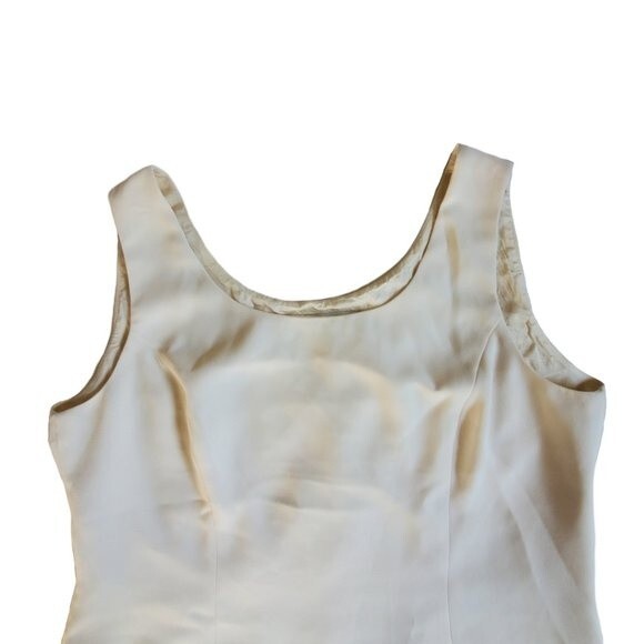 Jones Studio Separates creamy white career sleeveless top sz 14 - Picture 3 of 14